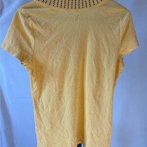 Yellow Studded Women's Top